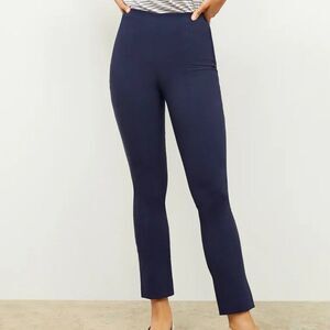 M.M. Lafleur Foster Cigarette Pant Size 4 Dark Navy Blue Ponte Stretch Classic